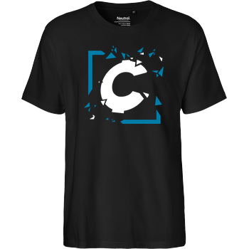 C0rnyyy - Shattered Logo Fairtrade T-Shirt - schwarz