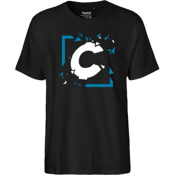 C0rnyyy C0rnyyy - Shattered Logo T-Shirt Fairtrade T-Shirt - schwarz