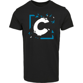C0rnyyy - Shattered Logo Hausmarke T-Shirt  - Schwarz
