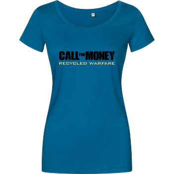 Call for Money Damenshirt petrol