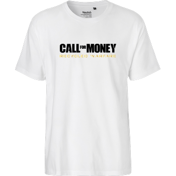 Call for Money Fairtrade T-Shirt - weiß