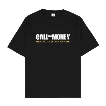IamHaRa Call for Money T-Shirt Oversize T-Shirt - Schwarz