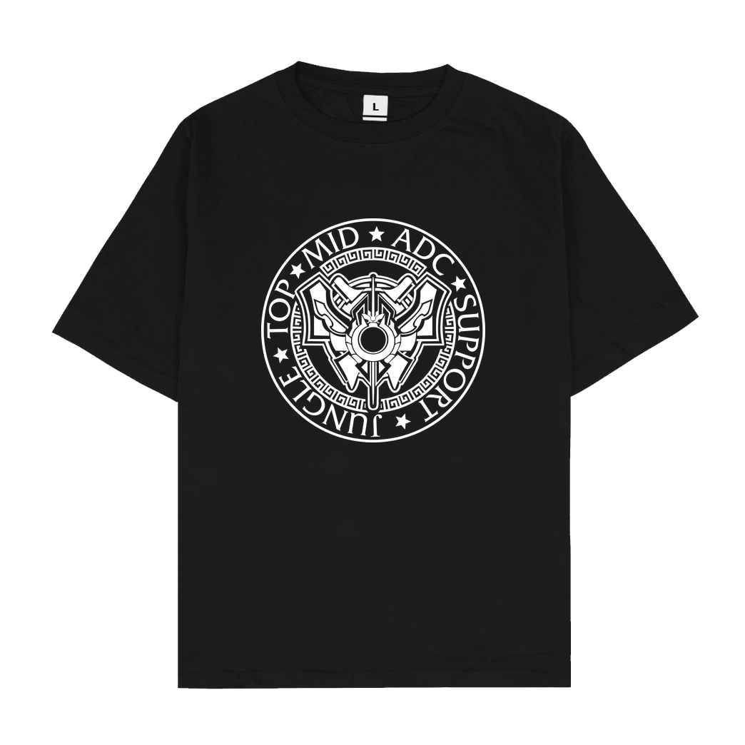 IamHaRa Challenger T-Shirt Oversize T-Shirt - Schwarz