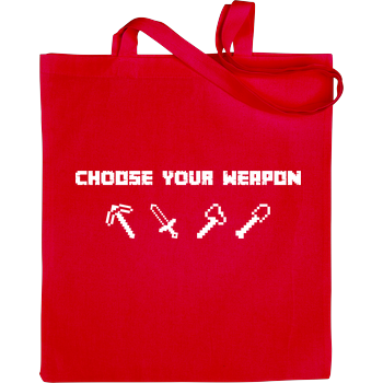 Choose Your Weapon MC-Edition Stoffbeutel rot