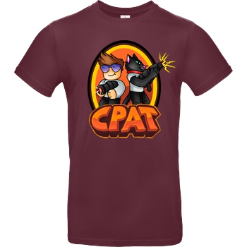 CPat CPat - Crew T-Shirt B&C EXACT 190 - Bordeaux