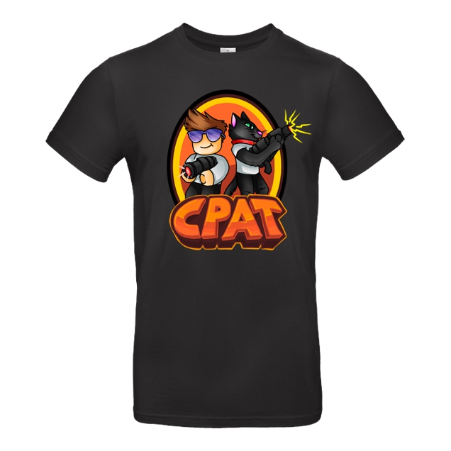 CPat - CPat - Crew - T-Shirt - B&C EXACT 190 - Schwarz