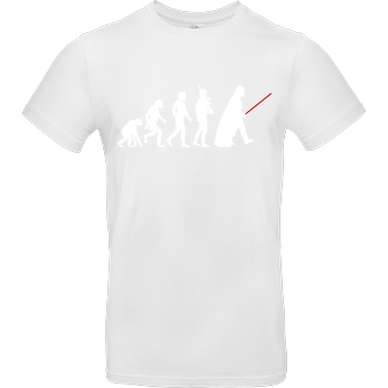 None Dark Force Evolution T-Shirt B&C EXACT 190 - Weiß