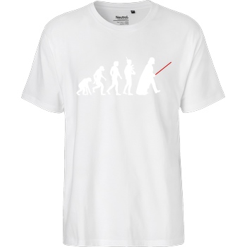 None Dark Force Evolution T-Shirt Fairtrade T-Shirt - weiß