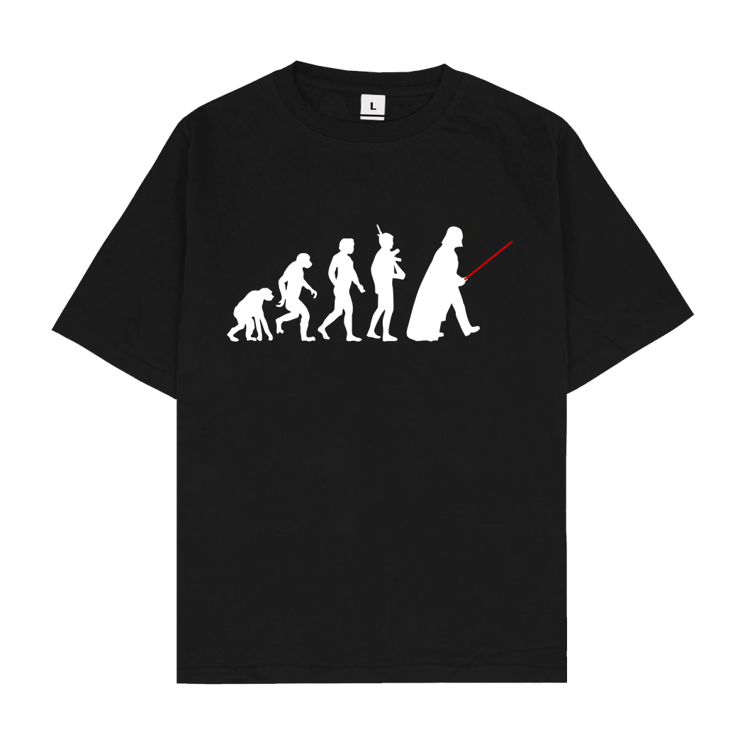 None Dark Force Evolution T-Shirt Oversize T-Shirt - Schwarz