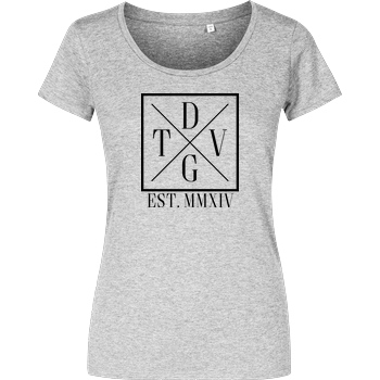 DennisGamingTV DennisGamingTV - X-Logo T-Shirt Damenshirt heather grey