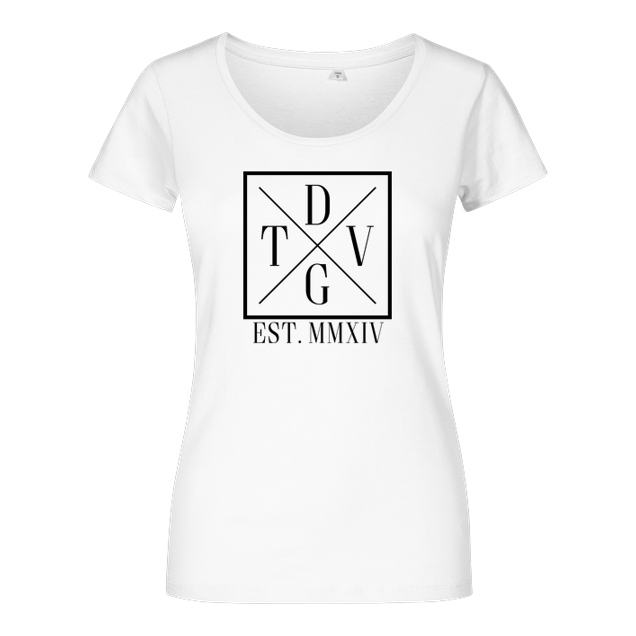 DennisGamingTV - DennisGamingTV - X-Logo - T-Shirt - Damenshirt weiss