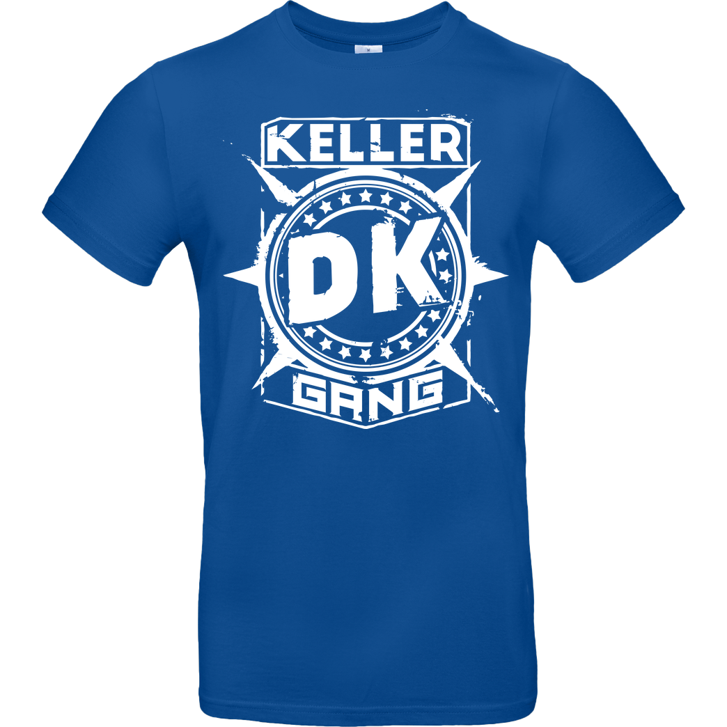 Der Keller Der Keller - Gang Cracked Logo T-Shirt B&C EXACT 190 - Royal