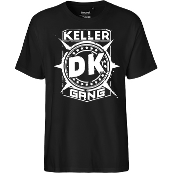 Der Keller Der Keller - Gang Cracked Logo T-Shirt Fairtrade T-Shirt - schwarz