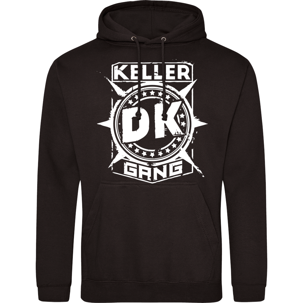 Der Keller Der Keller - Gang Cracked Logo Sweatshirt JH Hoodie - Schwarz