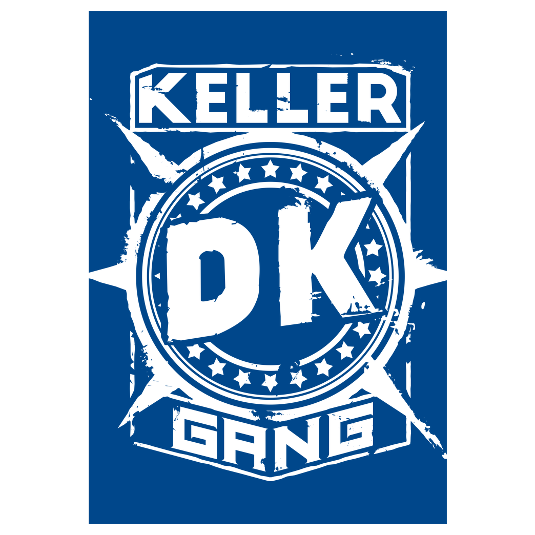 Der Keller Der Keller - Gang Cracked Logo Druck Kunstdruck royal
