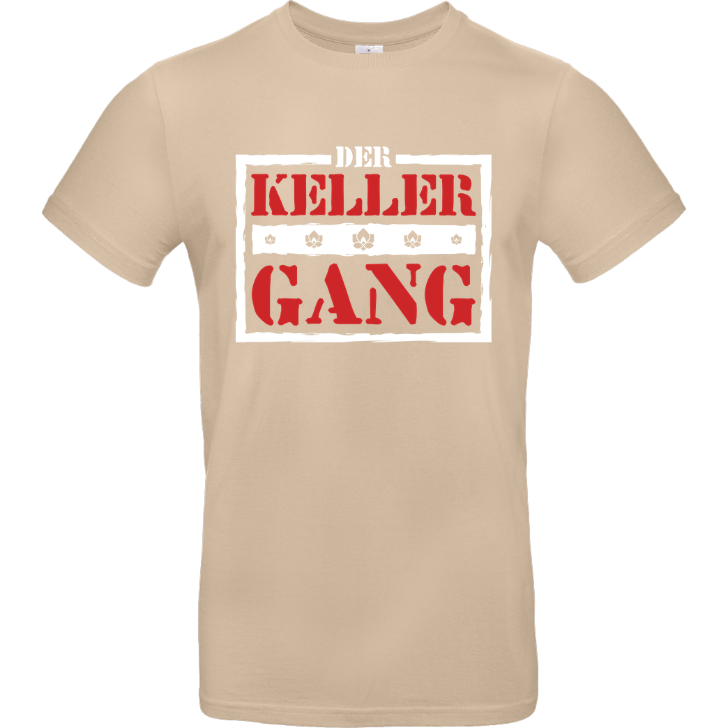 Der Keller Der Keller - Gang Logo T-Shirt B&C EXACT 190 - Sand
