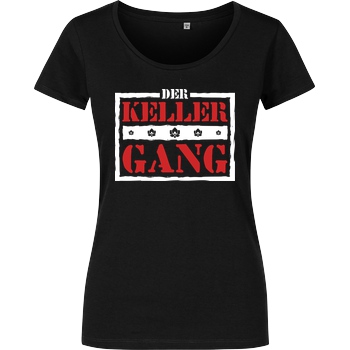 Der Keller Der Keller - Gang Logo T-Shirt Damenshirt schwarz