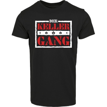 Der Keller Der Keller - Gang Logo T-Shirt Hausmarke T-Shirt  - Schwarz