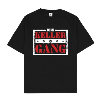 Der Keller Der Keller - Gang Logo T-Shirt Oversize T-Shirt - Schwarz