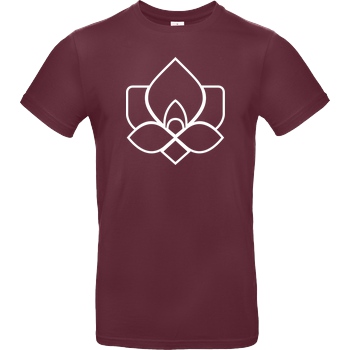 Der Keller Der Keller - Rose Clean T-Shirt B&C EXACT 190 - Bordeaux