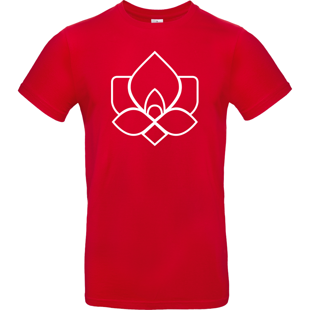 Der Keller Der Keller - Rose Clean T-Shirt B&C EXACT 190 - Rot