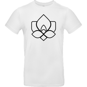 Der Keller Der Keller - Rose Clean T-Shirt B&C EXACT 190 - Weiß