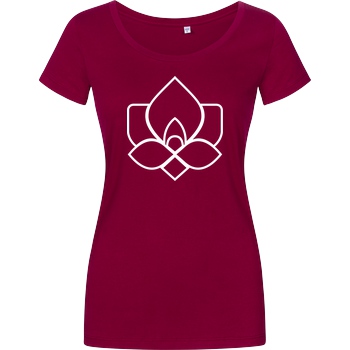 Der Keller Der Keller - Rose Clean T-Shirt Damenshirt berry