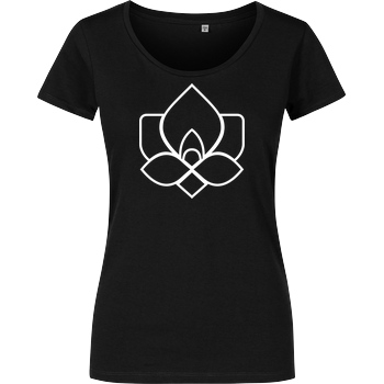 Der Keller Der Keller - Rose Clean T-Shirt Damenshirt schwarz