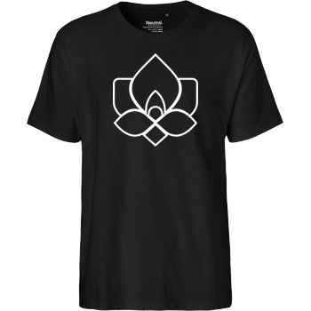 Der Keller - Rose Clean Fairtrade T-Shirt - schwarz