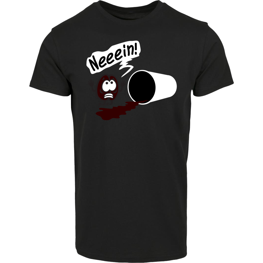 Kopfzirkus Der schöne Kaffee T-Shirt Hausmarke T-Shirt  - Schwarz
