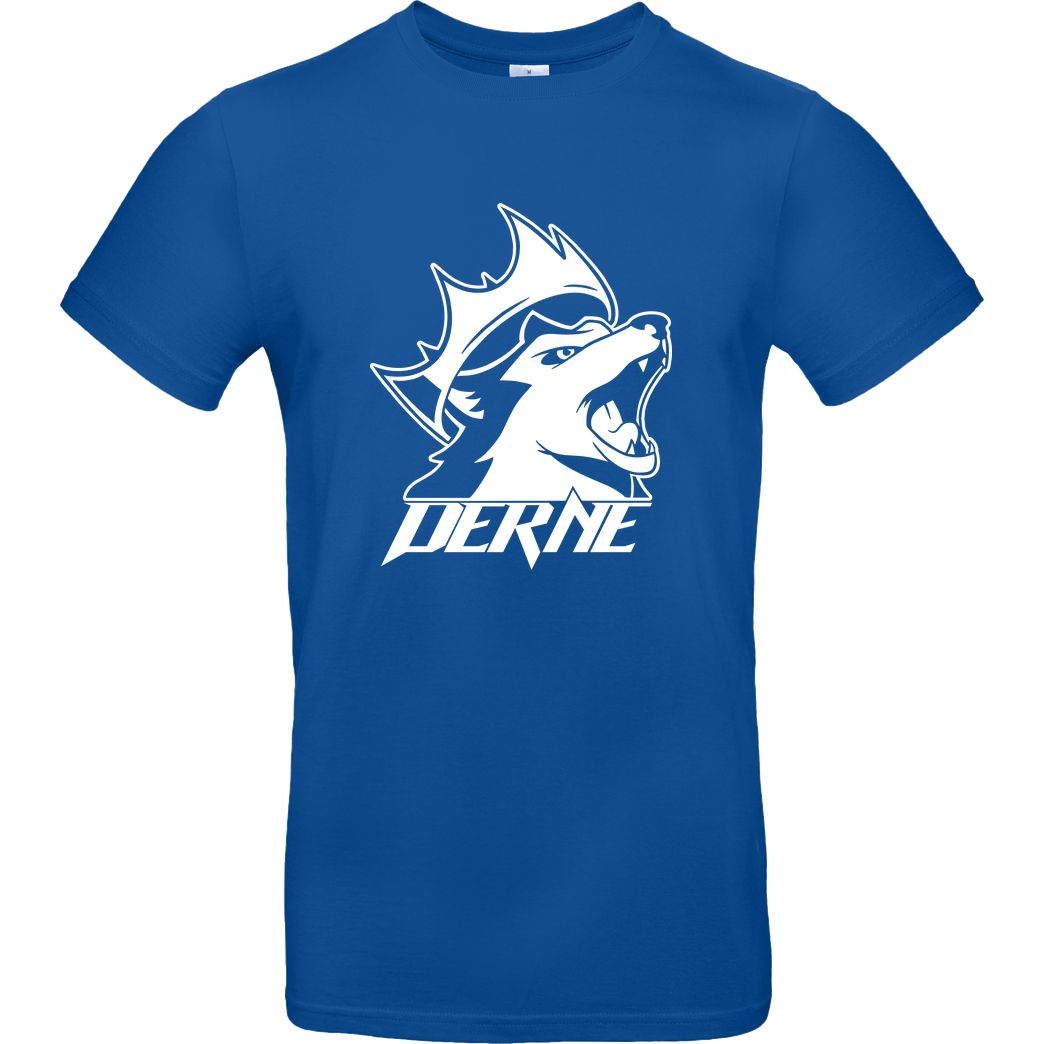 Derne Derne - Howling Wolf T-Shirt B&C EXACT 190 - Royal