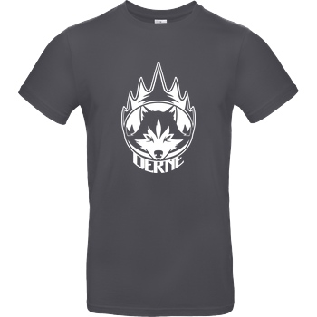 Derne Derne - Wolf T-Shirt B&C EXACT 190 - Dark Grey