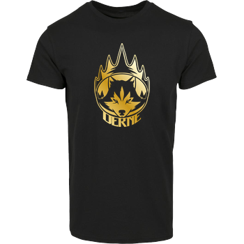 Derne - Wolf Hausmarke T-Shirt  - Schwarz