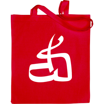 DerSorbus - Kalligraphie Logo Stoffbeutel rot