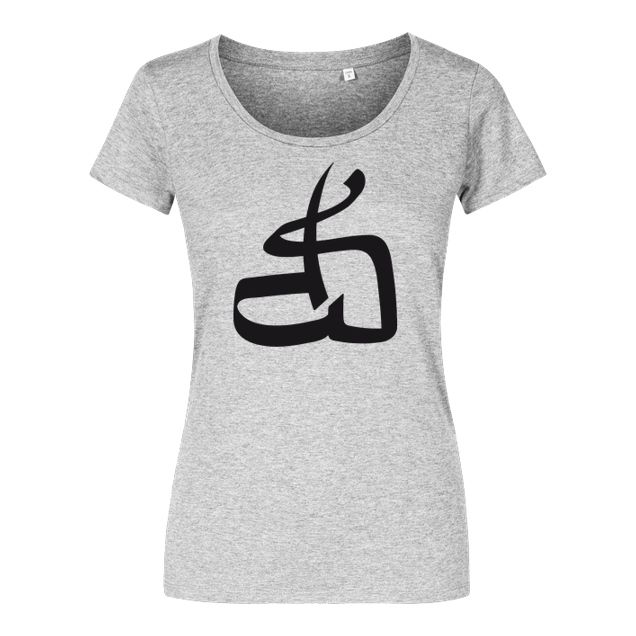 DerSorbus - DerSorbus - Kalligraphie Logo - T-Shirt - Damenshirt heather grey