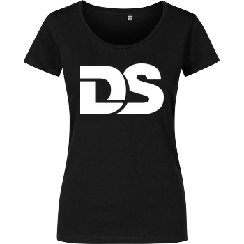 DerSorbus DerSorbus - Old school Logo T-Shirt Damenshirt schwarz