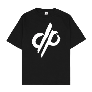 dieserpan - Logo Oversize T-Shirt - Schwarz