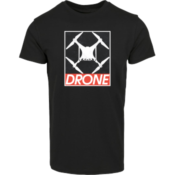 Drone Hausmarke T-Shirt  - Schwarz