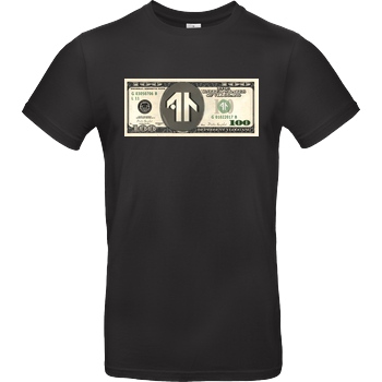 Dustin Dustin Naujokat - Dollar T-Shirt B&C EXACT 190 - Schwarz