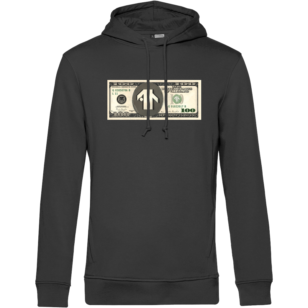 Dustin Dustin Naujokat - Dollar Sweatshirt B&C HOODED INSPIRE - schwarz