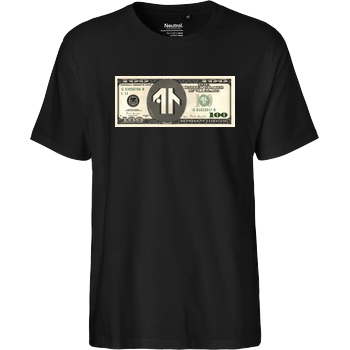 Dustin Dustin Naujokat - Dollar T-Shirt Fairtrade T-Shirt - schwarz