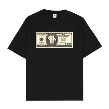 Dustin Naujokat - Dollar Oversize T-Shirt - Schwarz