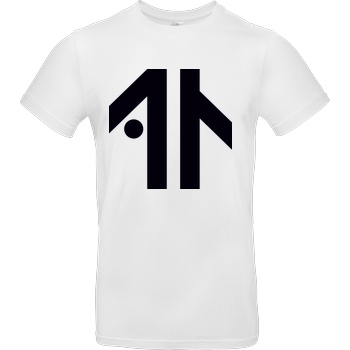 Dustin Dustin Naujokat - Logo T-Shirt B&C EXACT 190 - Weiß