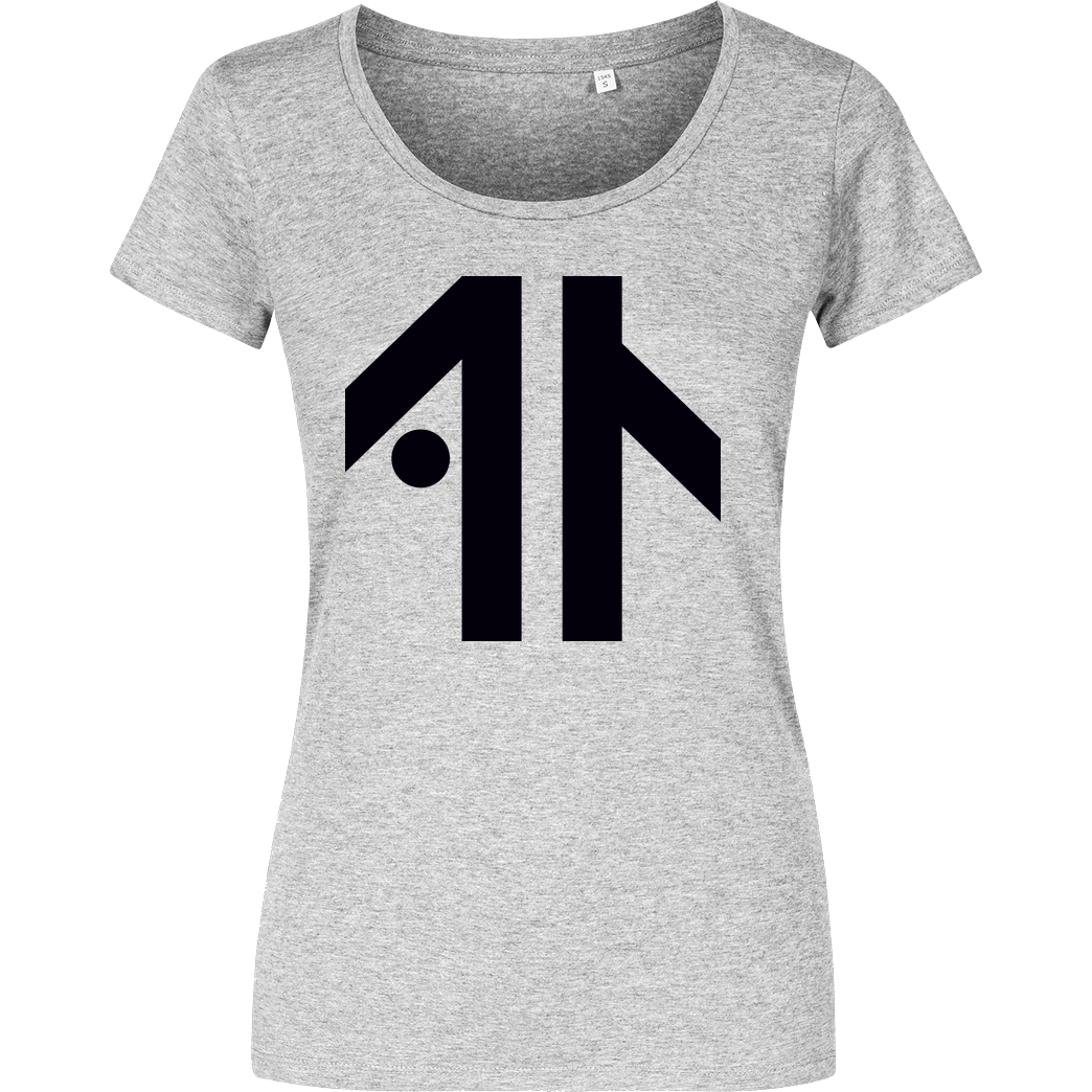 Dustin Dustin Naujokat - Logo T-Shirt Damenshirt heather grey