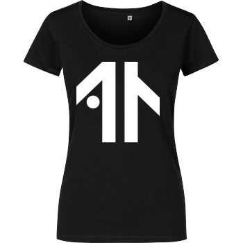 Dustin Dustin Naujokat - Logo T-Shirt Damenshirt schwarz