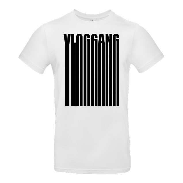 Dustin - Dustin Naujokat - VlogGang Barcode - T-Shirt - B&C EXACT 190 - Weiß