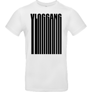 Dustin Dustin Naujokat - VlogGang Barcode T-Shirt B&C EXACT 190 - Weiß