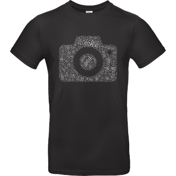 Dustin Dustin Naujokat - VlogGang Camera T-Shirt B&C EXACT 190 - Schwarz