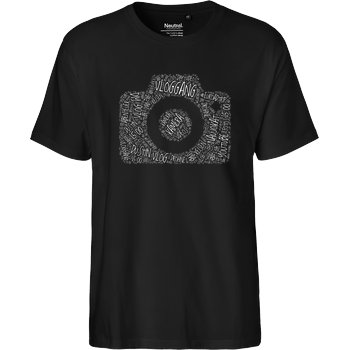 Dustin Naujokat - VlogGang Camera Fairtrade T-Shirt - schwarz