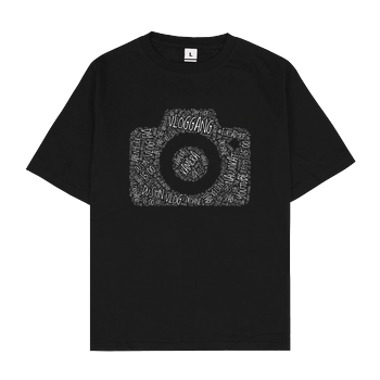 Dustin Naujokat - VlogGang Camera Oversize T-Shirt - Schwarz